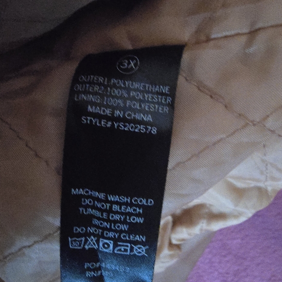 Fashion Nova Camel Varsity Jacket - Picture 4 of 8